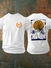 Herren Sommer zeit bedrucktes Kurzarm-T-Shirt